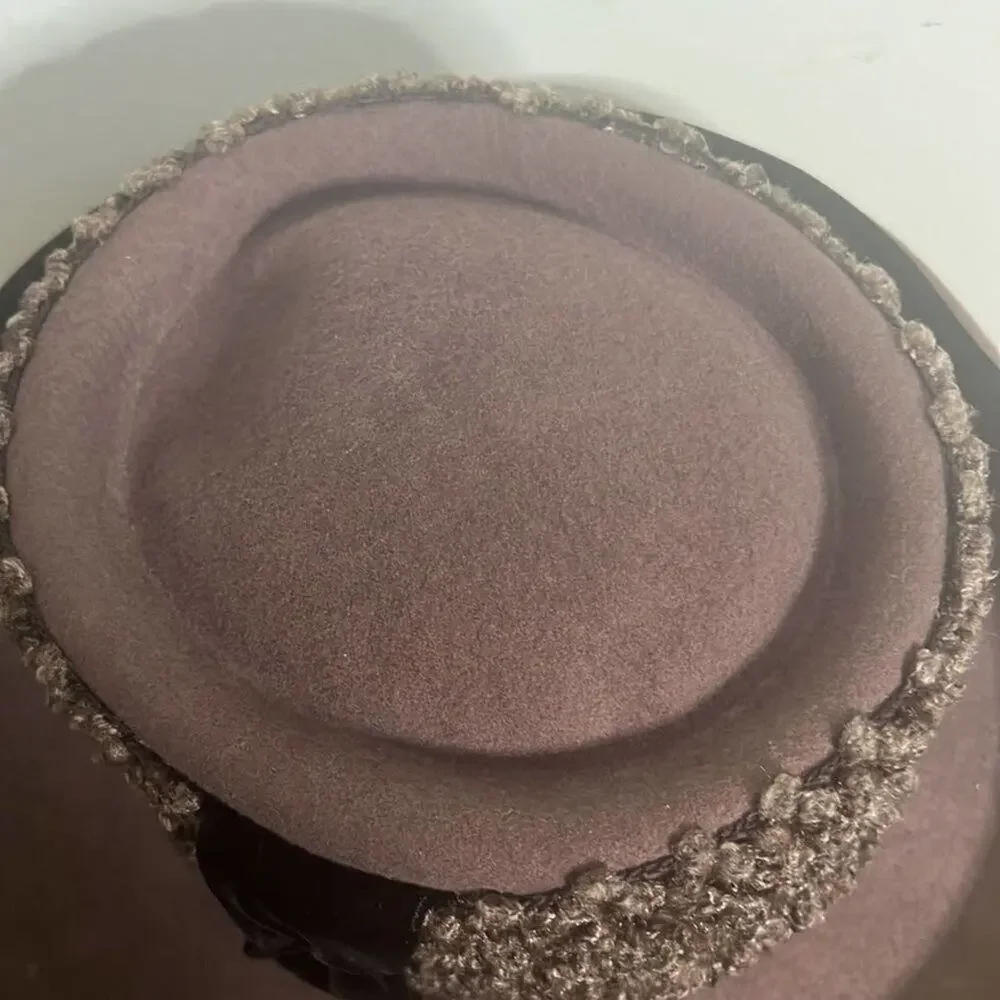 OSCAR‎ DE LA RENTA MILLINERY WOOL FELT HAT